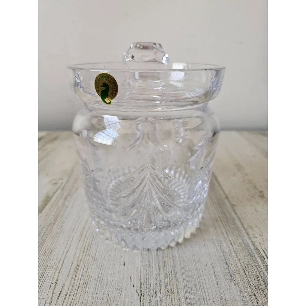 Waterford Xmas night biscuit barrel 40028002 new